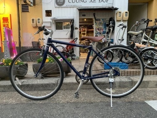 ＷＥＥＫＥＮＤ　ＢＩＫＥＳ　フレーム　アルミ　クロスバイク　700x28c 青　7変速　美品