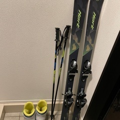 スキー板 靴 ストック ケース4点セット☆138cm 23.5cm