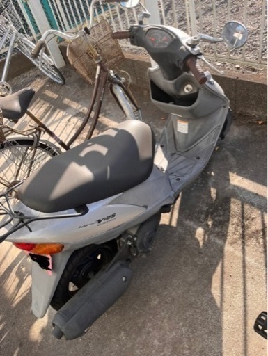 スズキアドレスＶ125G 廃車済み スズキアドレスV125G 廃車済み アドレスv125g事故車、エンジン実働