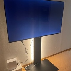 WALL3点セット　テレビスタンドv3ハイタイプ+サウンドバー+専用LED