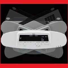 【2年使用】11畳～15畳　プラズマクラスター　Rinnai　都市ガスファンヒーター　RC-N4001NP　時計表示・手動回転機能付