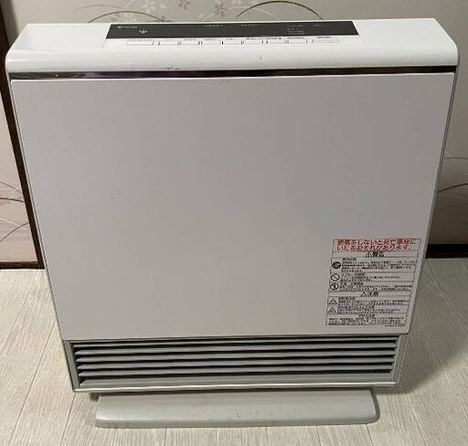 【４年使用】11畳～15畳　プラズマクラスター　Rinnai　都市ガスファンヒーター　RC-N4001NP　時計表示・手動回転機能付