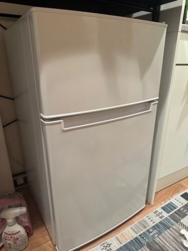 冷蔵庫 ホワイト BR-85A-W [2ドア /右開きタイプ /85L] [冷凍室 25L]