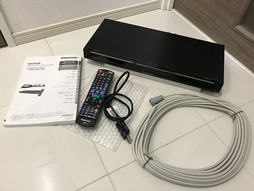 Panasonic DMR-BWT660 ブルーレイレコーダー  容量1TB 2チューナー 無線LANモデル