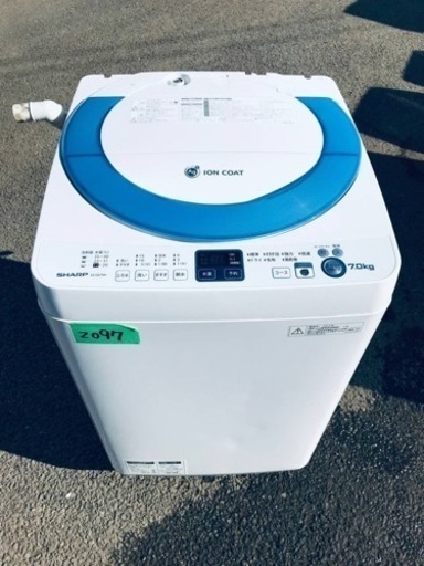 2097番 シャープ✨電気洗濯機✨ES-GE70N-A‼️