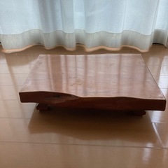 木製花台　天然木一枚板