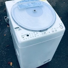 ③♦️EJ1245番SHARP全自動電気洗濯機
