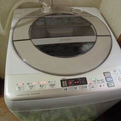 シャープ洗濯機　9キロ　お米を買ってくれた方優先でお譲りします。