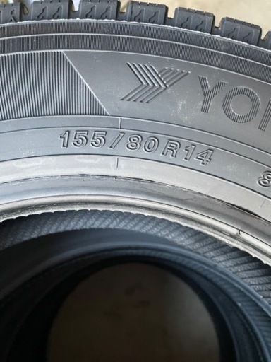 2019年製 ヨコハマ 中古冬タイヤ 155/80R14 LT 4本セット 最安値 新品 ヨコハマ 155/80R14 スタッドレス 4本 2019年製 ヨコハマ