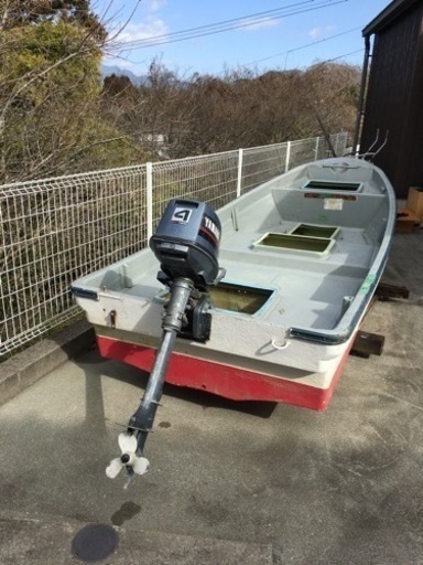 14ヒィート和船、4馬力船外機