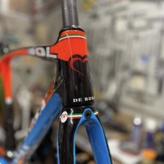 [お取引完了]終了🚴手に入らない希少Color IDOL🍀✨ロードバイクフレーム[DE ROSA IDOL] 入門〜レース迄楽しめる品💡(BB付き)他に無い限定💡貴重なサンティニカラー