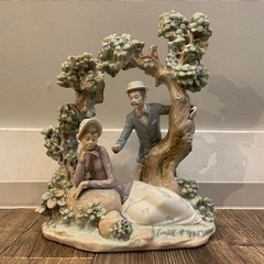 【希少】 LLADRO リヤドロ 男女 フィギリン 陶器人形 置...