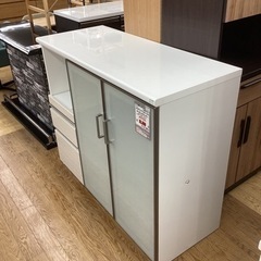 KA-27【新入荷 リサイクル品】ニトリ ポスティア120 キッチンカウンター 白