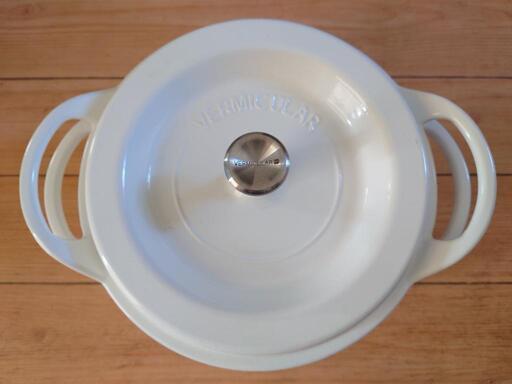 バーミキュラ オーブンポットラウンド22cm パールホワイト 無水調理鍋