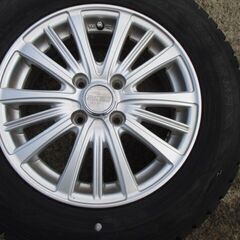 【来店取替】バリ山 175/70R14 中古スタッドレスタイヤ&アルミ付きセット ダンロップ