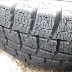 【来店取替】バリ山 175/70R14 中古スタッドレスタイヤ&アルミ付きセット ダンロップ