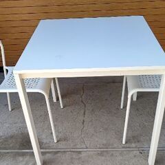 IKEA  MELLTORP テーブル、椅子２脚セット