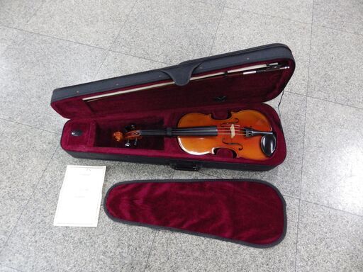 Violin ドイツ製カールヘフナー　No7 4/4 1989年製　弓・松脂・ケース付きセット