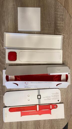 本体未使用品Apple Watch s6 44mm RED