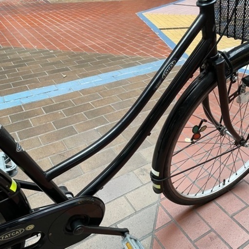 【点検整備済み】中古自転車 26インチ ママチャリ フロントタイヤ新品