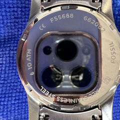 FOSSIL FB-01 三針デイト ステンレススチールウォッチ リサイクル