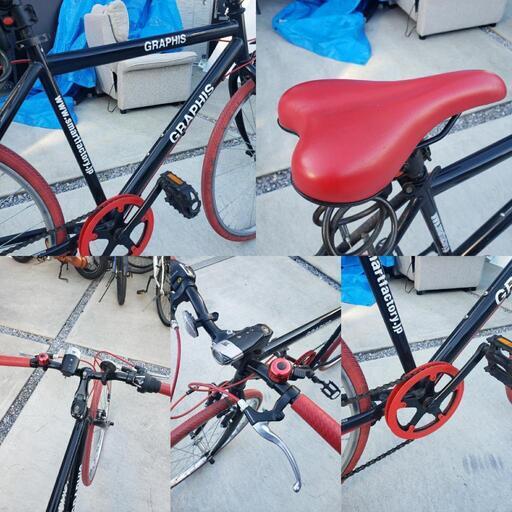 GRAPHIS グラフィス 26インチ クロスバイク 6段変速 室内保管品