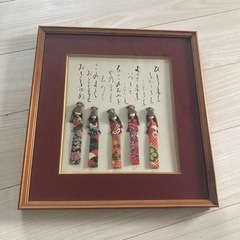 絵　アート　額縁　日本画　タペストリー　折り紙