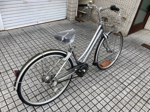 26インチ自転車】アルベルト ブリヂストン製 3段変速 サドル新品