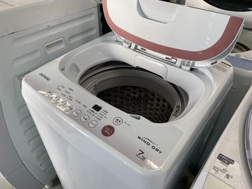洗濯機の分解クリーニング行っています！配送設置込み　大宇7.0K洗濯機　2016年製　分解クリーニング済み！！