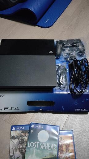 値下げPS4本体とおまけソフト三本