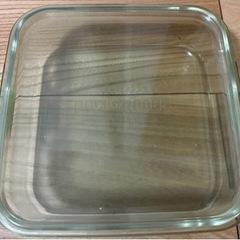 【無料】iwaki(イワキ) 耐熱ガラス 保存容器 グリーン 角型