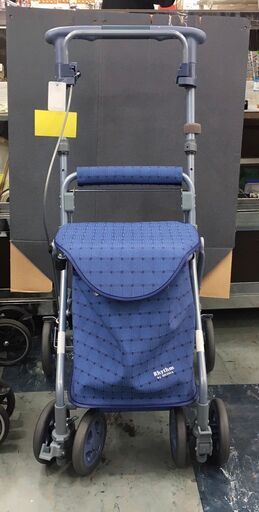 島製作所　シルバーカー　ブルー
