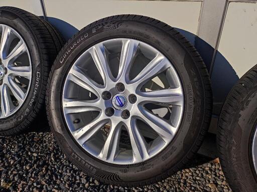 VOLVO純正 17x7j+50 215/55-17 PIRELLI 2022年製 4本 v60 s60
