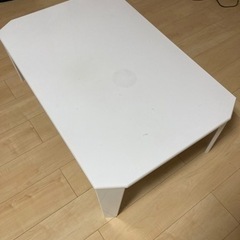ホワイト　ローテーブル