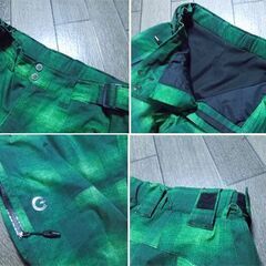 ゴールドウィン スキーウエア 上下 S/M 黄緑/グリーン 非売品 選手用 GOLDWIN 身長160～165cm位 札幌市東区 新道東店