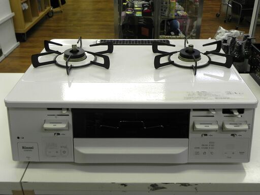 現状品 リンナイ 都市ガス用 ガステーブル RT64JHS 2017年製 ガス台 右