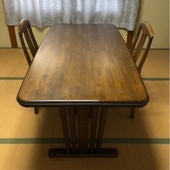 MARUNI 食卓・椅子4脚セット　ダイニングテーブル