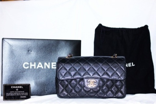 ☆CHANEL キャビアスキンショルダーバッグ