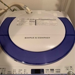 【ネット決済】シャープ　洗濯機　【現金取引可】2015年製