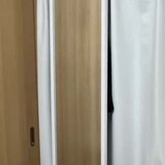 ニトリ　ドア掛けミラー　高さ120cm(ホワイト)