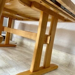 飛騨 ダイニングテーブルセット（椅子3脚）