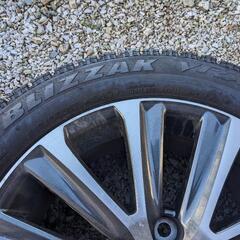 （お話中）クラウン２１０系純正ホイール(スタッドレスタイヤBlizzak付)