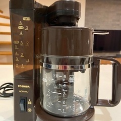 値下げ　TOSHIBA HCD-5MJ コーヒーメーカー　