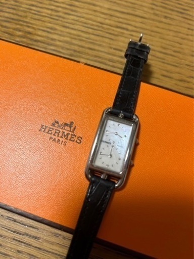 お値段ご相談下さい‼️エルメスdualウォッチ　レザーベルト
