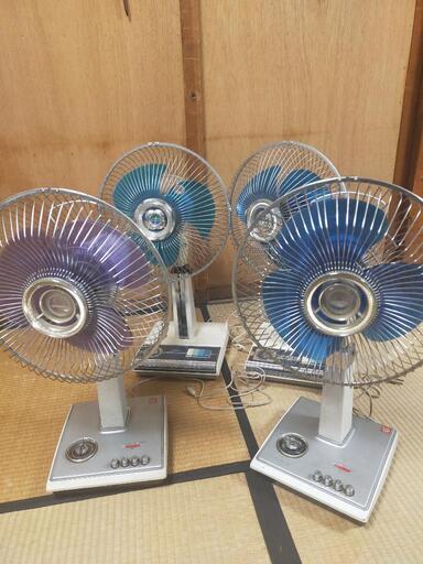 昭和レトロな扇風機 4台セット