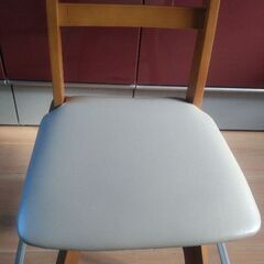 桧　無垢一枚板テーブル　椅子四脚セット