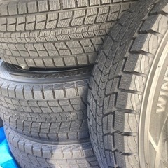 スタッドレスタイヤ225/60R18 4本　ホイール付　2020年式