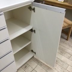 【✨人気ブランド❗️ホワイト❗️ハイカウンター❗️4口コンセント❗️収納力抜群❗️✨】定価¥189,000 Pamouna/パモウナ2面レンジボード