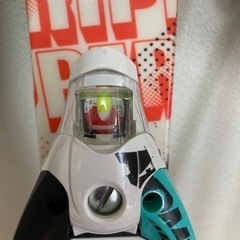 ツインチップ】サロモンスキー板2点セット 141cm ビンディング付