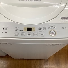 SHARP シャープ 全自動洗濯機 ES-GE6C-W 2018年製【トレファク 川越店】